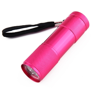 9LED ánh sáng trắng Hợp kim nhôm đèn pin <span class=keywords><strong>mini</strong></span> ánh sáng mạnh mẽ thuận tiện cho thể thao ngoài trời không thấm nước cầm tay Túi ánh sáng - Product Image 1