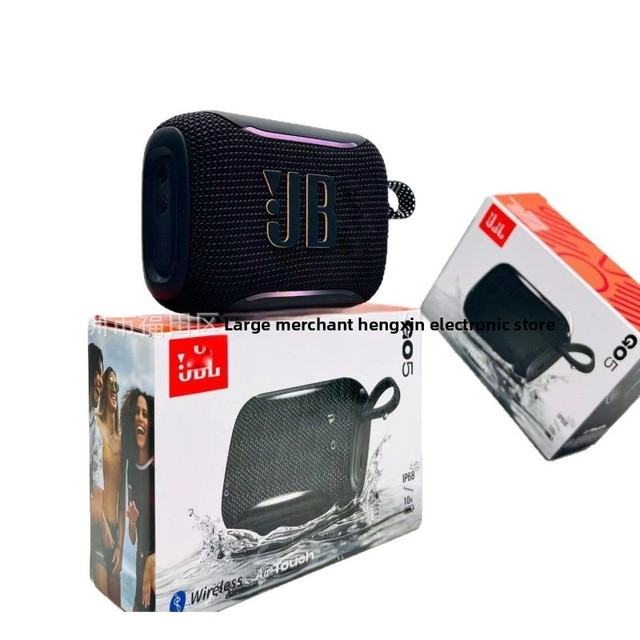 New-arrival GO5 Bluetooth Speaker Export Portable Outdoor Wireless Mini Audio Subwoofer Music-inspired Gold Brick Design Fifth