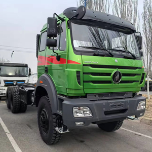 Camions lourds d'occasion neufs à 10 roues, 380 ch, 420 ch, Beiben 2642 6*4 6*6, camions longs, châssis de camion de fret sans carrosserie à vendre - Product Image 2