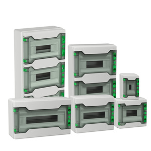 WSHAN Caja de Distribución Eléctrica de Plástico de <span class=keywords><strong>36</strong></span> Vías, Caja de Distribución MCB, Montaje en Pared Exterior, Impermeable IP65, <span class=keywords><strong>Precio</strong></span> de Fábrica - Product Image 2