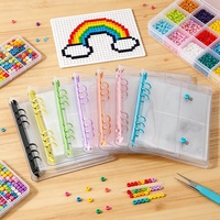 Álbum de recambio para tarjetas pequeñas con logotipo personalizado A5, con abalorios termoadhesivos/al por mayor |   Bolsas Transparentes de PVC Ecológicas para Almacenamiento de Manualidades