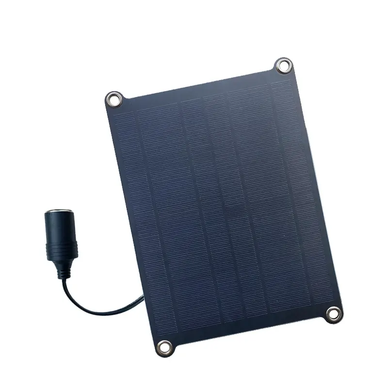5.7W Pet 12V 5V Dc/Usb Solar Charger Solar Auto Aangedreven Batterij Trickle Beheerder Charger