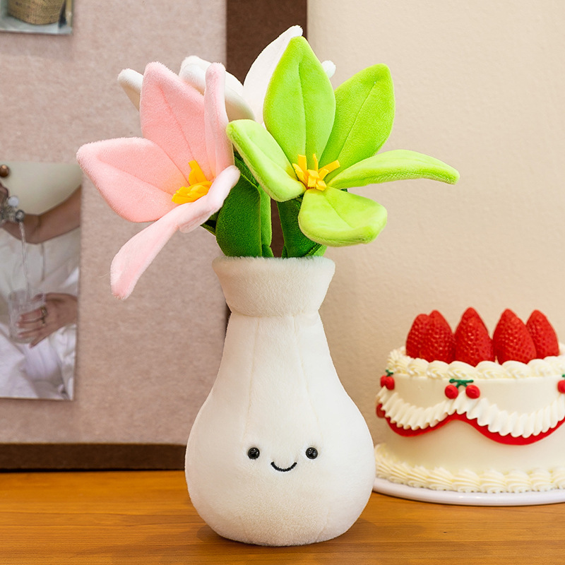 Lily vase 35cm, flower arrangement
