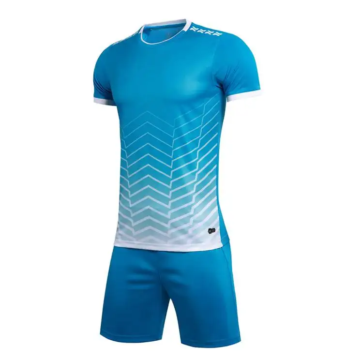 Camisetas deportivas personalizadas para niños, Jersey de fútbol para Club, azul y blanco, alta calidad, venta al por mayor, 2022