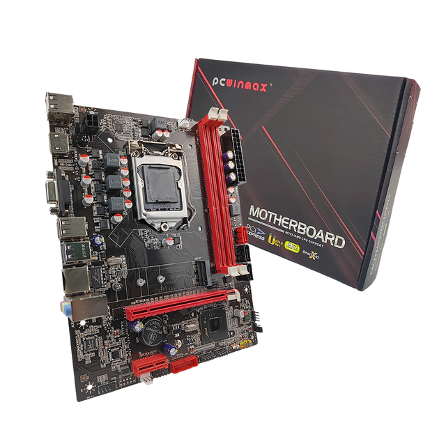 Brand New B75 LGA 1155 Socket DDR3 Gaming Micro-ATX Mainboard PC Desktop Supports I3 I5 I7 Processors 16GB Integrated Double