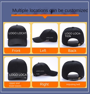 Biểu tượng tùy chỉnh Mũ bóng chày với thêu, unisex có thể điều chỉnh Sun Hats cho các hoạt động ngoài trời, UV bảo vệ CHA phong cách mũ - Product Image 5