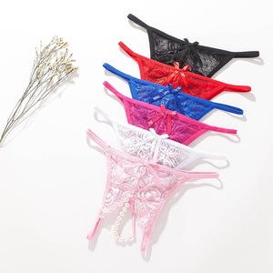 Cadeaux IStapromo : Culottes en dentelle pour femmes, culottes érotiques à entrejambe ouvert, strings, lingerie sexy, sous-vêtements - Product Image 3