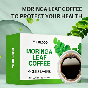 Café Negro Instantáneo con Hojas de Moringa Naturales, Sabor Chocolate, Suplemento Herbal <span class=keywords><strong>para</strong></span> <span class=keywords><strong>el</strong></span> Bienestar Corporal, Personalizable OEM - Product Image 5