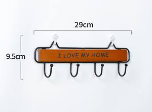 Crochet de clé d'entrée créatif décoratif nordique, crochet de <span class=keywords><strong>porte</strong></span>-<span class=keywords><strong>manteau</strong></span> <span class=keywords><strong>mural</strong></span> en bois <span class=keywords><strong>Vintage</strong></span> - Product Image 6