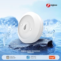Alarme de fuite d'eau Zigbee, détecteur de fuite d'eau intelligent avec contrôle à distance via l'application Tuya Smart Home