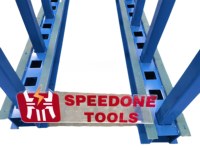 Étagère de stockage de dalles de pierre Speedone 30 tonnes CXCC-B, étagère verticale robuste avec bandes en caoutchouc pour granit, marbre, quartz