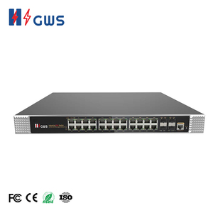 Switch industriel PoE géré 28 ports avec 24 ports RJ45 adaptatifs + 4 ports SFP 100/1000 en uplink pour réseaux fibre optique - Product Image 3