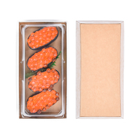 Boîte à bento en papier kraft jetable personnalisée par Sunzza Factory, biodégradable, pour supermarché, restaurant