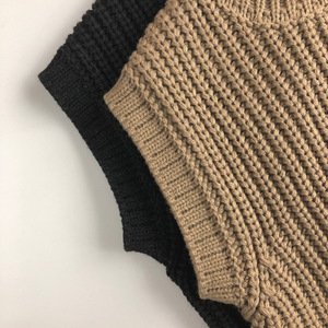 Ropa personalizada <span class=keywords><strong>para</strong></span> bebé y niña, suéter <span class=keywords><strong>de</strong></span> Color sólido, <span class=keywords><strong>chaleco</strong></span> <span class=keywords><strong>para</strong></span> bebé <span class=keywords><strong>de</strong></span> 0 a 5 años, 100% algodón, tejido a mano grueso - Product Image 6
