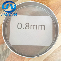 Saringan Uji Baja Tahan Karat 304 Berkualitas Tinggi, Diameter 20cm, 80 Mesh, untuk Menyaring Tepung, Memotong/Mengelas/Membengkokkan