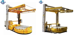 Tự động trực tuyến hàng đầu phim thu nhỏ máy bao bì Stretch Wrap máy các nhà sản xuất Pallet <span class=keywords><strong>wrapper</strong></span> với Top tấm để bán - Product Image 5
