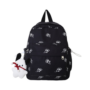 <b>Lightweight</b> Mini <b>Backpack</b> With Flowers Pattern Casual Style For School Women Summer 2023 - Product Image 5