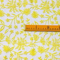 Ventes chaudes, tissu en dentelle élégante en maille avec fleurs, nouvelle mode 2025, tissu en dentelle brodée en filet doux pour mariage et fête