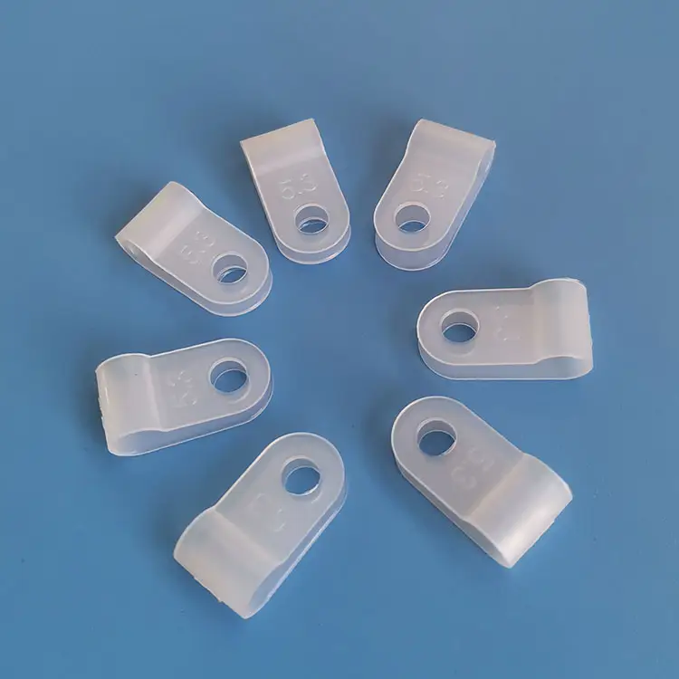 U-Vormige Klem 5.3 Vaste Bedrading Plastic Klem Witte Kabel Bevestigingsklem