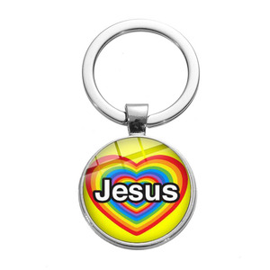 Creativo Christian creencia religiosa Cabochon de vidrio de cadenas de Navidad accesorios de <span class=keywords><strong>la</strong></span> joyería - Product Image 3