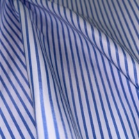 Tissu de chemise rayé léger 100 % polyester teint en fil, personnalisé OEM pour hommes et femmes, idéal pour les mariages
