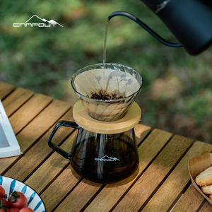 Carafe filtrante à café en verre Campout 2,0 L légère pour infusion parfuite, pot de partage couleur unie - Product Image 2