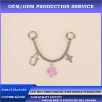 OEM/ODM Zilveren Fruit Tas Charm Ketting Groothandel Schattige Meloen Appel Portemonnee Riempje Verlengstuk Handtas Hangertje Boetiek Accessoires