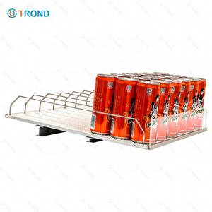 Empujador de estante de <span class=keywords><strong>supermercado</strong></span> de alta resistencia para tienda de farmacia Sistema de gestión de rodillos de alimentación por gravedad inteligente - Product Image 5
