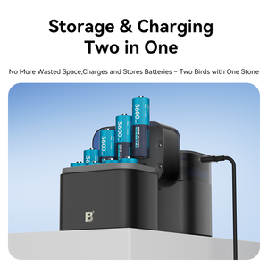 <span class=keywords><strong>Chargeur</strong></span> de batterie multi-emplacements FB LN28 AA AAA 1,5 V, <span class=keywords><strong>chargeur</strong></span> de batterie au lithium et de batterie <span class=keywords><strong>rechargeable</strong></span> <span class=keywords><strong>hybride</strong></span> Ni-MH 1,2 V - Product Image 2