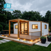 2025 Ready Foldout 10ft 20ft Container Homes Casa de 3 dormitorios para sala de estar