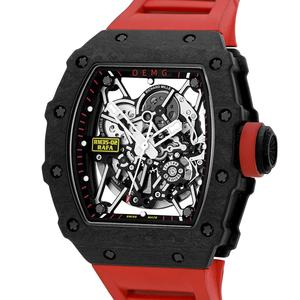 Reloj de Diseño Futurista 2025 5A Skeleton para Hombre, Personalizado, de Fibra de Carbono Ultraligera, Resistente al Agua, con Caja Ovalada y Correa de Goma - Product Image 2