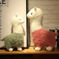 Porte-clés en peluche mignon Alpaca Llama, jouet en peluche, poupée en peluche, poupée en peluche japonaise, mouton doux, cadeau de Saint-Valentin, d'anniversaire, de Noël