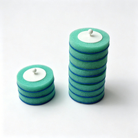 Têtes de brosse de toilette jetables multicolores personnalisables en éponge, en stock