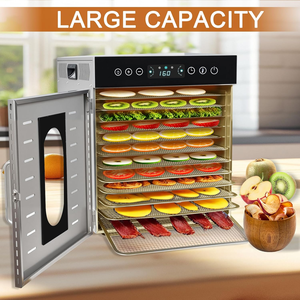 <span class=keywords><strong>Essiccatore</strong></span> Elettrico per Alimenti Horus a 12 Livelli, Grande Capacità, per Frutta e Carne, 1000W 220V/110V - Product Image 1