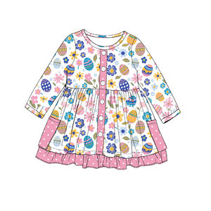 New Design Milk Silk <strong>Dress</strong> Kids Baby <strong>Girl</strong> <strong>Dresses</strong> Custom Long Sleeve Cute Toddler Princess <strong>Dress</strong> Clothing - Product Image 2