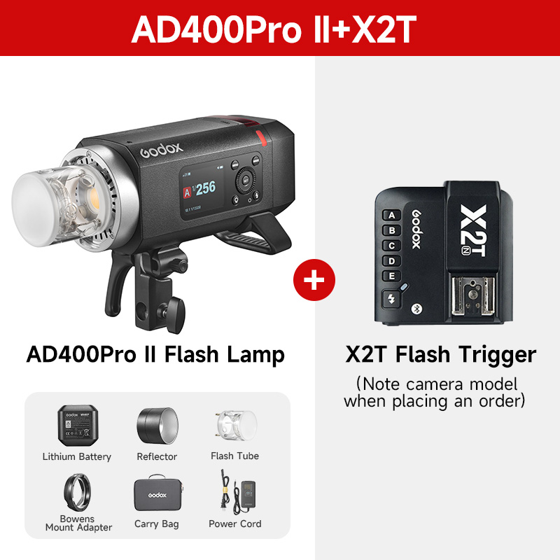 AD400Pro II + X2t