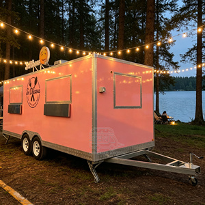 Pizza Trailer Outdoor Dessert Food Truck CE Certified Coffee Snack <b>Cart</b> - Product Image 3