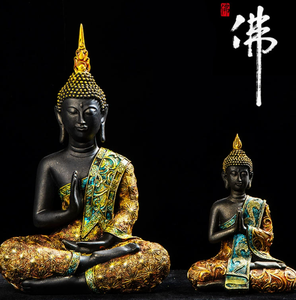 Gran oferta figuritas religiosas de Buda estatua de Dios hindú escultura de artes de resina para interiores Filipinas Tailandia para regalos Anime pintado - Product Image 6