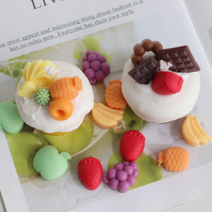 Bán Buôn Khuôn Kẹo Đá Dâu Tây Tự Làm Hình Trái Cây Không Chứa BPA Khuôn Nến Kẹo Mềm Bánh Ngọt Sô Cô La Để Trang Trí - Product Image 2