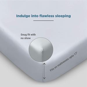 300 chủ đề đếm Oeko chứng nhận 100% cotton hữu cơ <span class=keywords><strong>percale</strong></span> dệt California Vua Kích thước tấm thiết lập cho giường sử dụng - Product Image 5