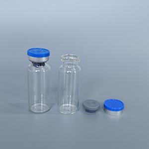 Frasco de Vidrio Farmacéutico Lavado, Despirogenado, Estéril, Listo para Usar, con Tapón de Goma y Tapa - Product Image 3