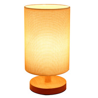 Lampe de bureau USB en tissu de bambou, contrôle tactile, veilleuse LED, design moderne, alimentation par batterie, intensité réglable, température de couleur 3000-6000K, garantie 3 ans