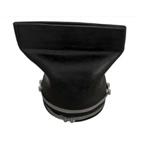 Katup Pencegah Aliran Balik Plugline DCV Tipe Flange/Klem/Karet Duckbill Manual DN150-1200 PN10/16 untuk Limbah, Air Laut, Air Hujan