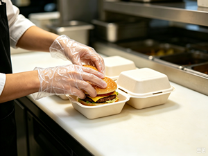 Gants jetables en gros gants pe commerciaux homard barbecue clair épaissi <span class=keywords><strong>film</strong></span> de restauration alimentaire - Product Image 1