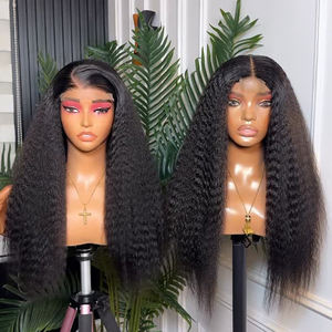 Pelucas de Cabello Humano con Diadema Recta YaKi al por Mayor para Mujer Negra, Peluca con Diadema sin Pegamento Resistente al Calor para Mujer - Product Image 4