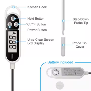 Tp300 Nhiệt kế kỹ thuật số nấu ăn thực phẩm thăm dò thịt nhà bếp BBQ nhiệt độ cụ - Product Image 6