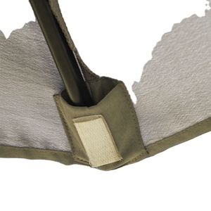 Sombrilla <span class=keywords><strong>de</strong></span> Patio Semicircular, para Jardín, Terraza, Balcón, 5 Khaki Rib Kdoutdoor, Parasol <span class=keywords><strong>de</strong></span> Jardín, Sombrillas <span class=keywords><strong>de</strong></span> Patio - Product Image 4