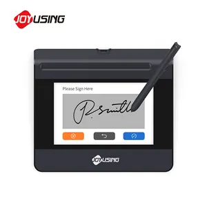JoyusingSp550電子署名パッド高度なOem多目的ID検証用のペン付き安価なライティングパッド