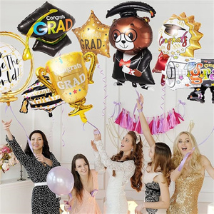 Vendita calda Mini Congratulation laureato in lamina palloncino per feste <span class=keywords><strong>con</strong></span> mongolfiera <span class=keywords><strong>con</strong></span> <span class=keywords><strong>disegno</strong></span> di Diploma di dottore di Koala orso scimmia - Product Image 5