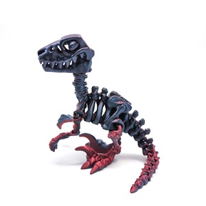 Juguete Articulado de Dinosaurio Velociraptor Impreso en 3D SDK72, Esqueleto Realista de Dinosaurio, Regalo, Pequeño Adorno - Product Image 6